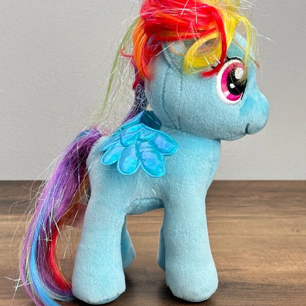 TY Beanie Sparkle My Little Pony Rainbow Dash Plush Unicorn Stuffed Toy 2016 NWT